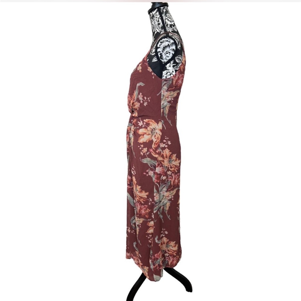 Keepsake the Label Floral Spaghetti Strap Midi Dress- Brown- Women Sz S - Picture 2 of 9